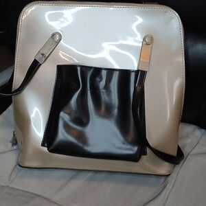 Beijo Black and Silver Backpack NWOT